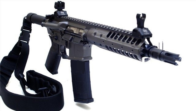 LWRC IC PSD 5.56 NATO Tungsten Gray