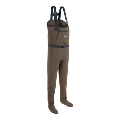 Allen Rock Creek Neoprene Stockingfoot Fishing Chest Wader L Brown Rock Creek