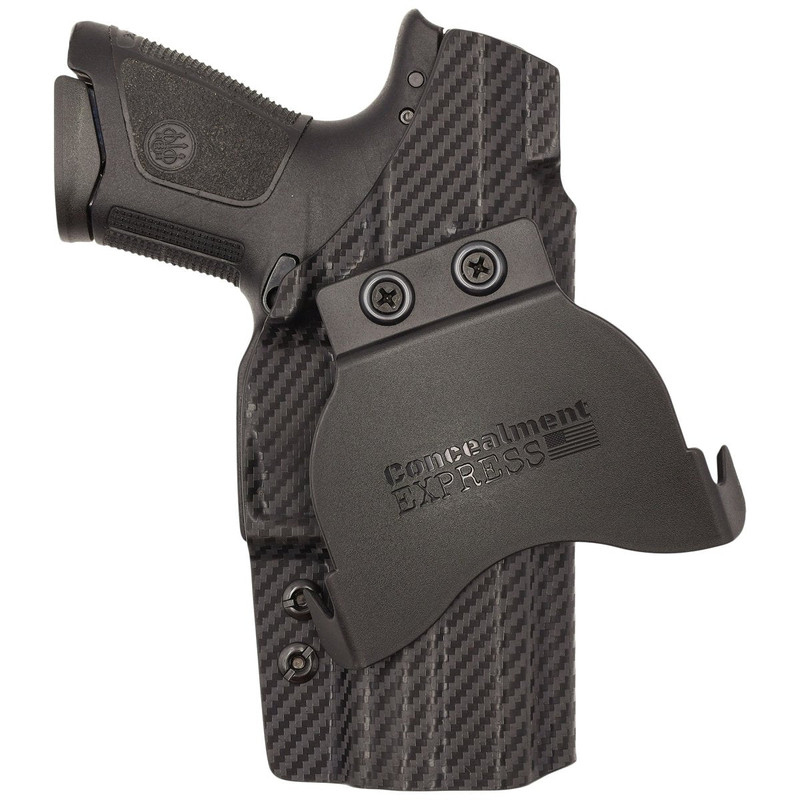 Rounded Beretta APX OWB Holster Carbon Fiber