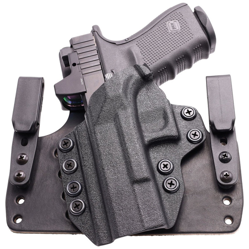 Rounded 1911 3.5/4.25/5 Tuckable Hybrid Holster Black