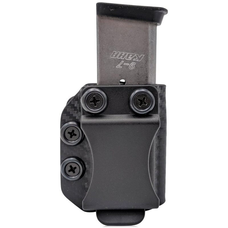 Rounded IWB/OWB Kydex Maganize Holster Carbon Fiber