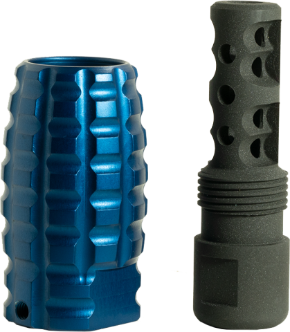 Timber Creek Muzzle Brake Combo 223 Blue