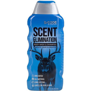 Code Blue D/Code Scent Eliminator Body Wash & Shampoo 12 oz
