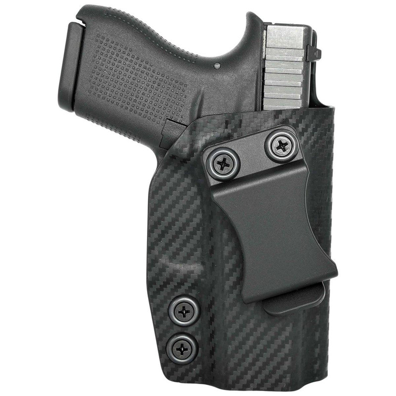 Rounded Glock 42 IWB Holster Carbon Fiber