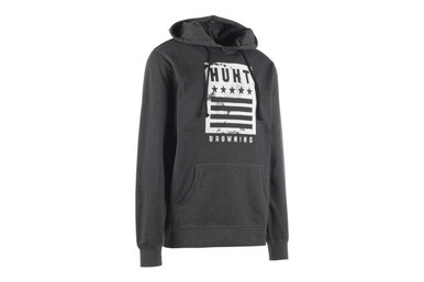 Browning Hunt Square Hoodie Large Gray
