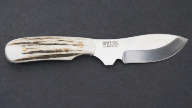 Silver Stag Whitetail Caper Fixed 2.75" Stag