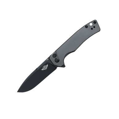 Olight Mettle Knife Gunmetal Grey Aluminium Handle