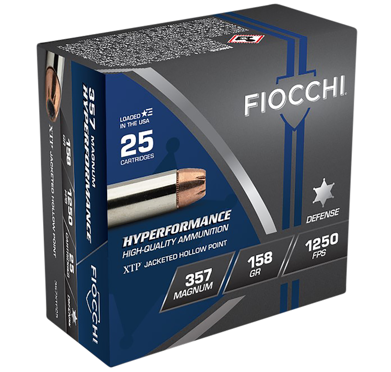 Fiocchi Hyperformance 357 Mag 158 gr Hornady XTP Hollow Point