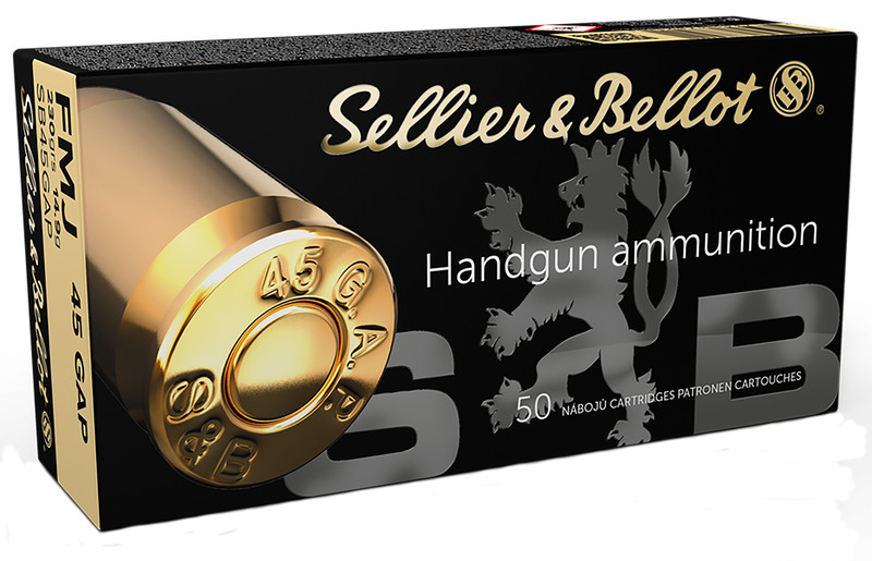 Sellier & Bellot Handgun 45 GAP 230 gr Full Metal Jacket