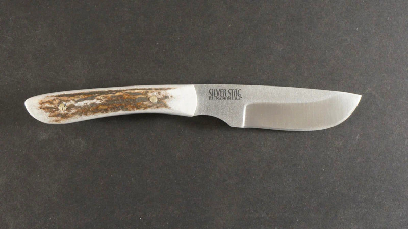 Silver Stag Trapper Slab Fixed 2.5" Stag