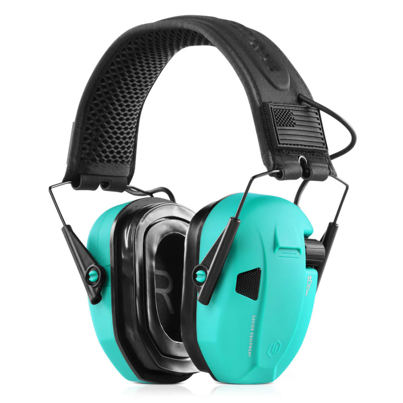 Savior Apollo Sound Suppressors Earmuffs Bright Teal