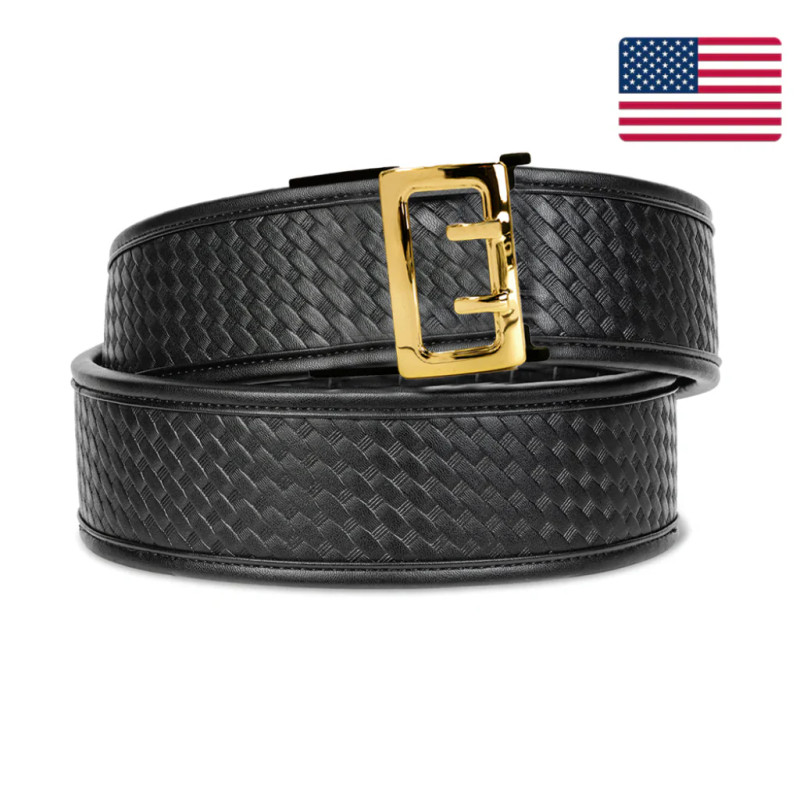 Kore D3 Kit Brass Buckle Complete: Kit Gun Belt 24-48" Black