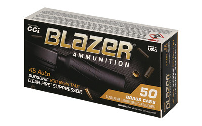 CCI Blazer Clean-Fire .45 ACP 230 Grain TMJ
