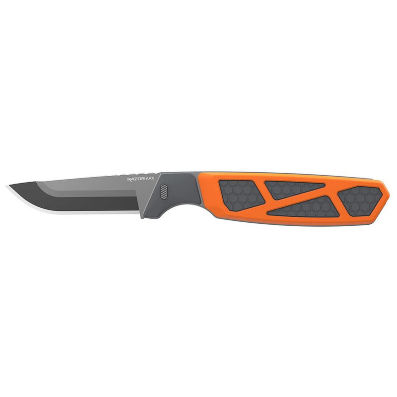 Outdoor Edge Razor APX 3" Drop Point Fixed Blade Orange