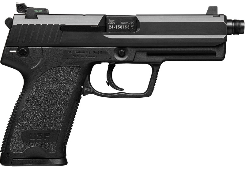 Heckler & Koch USP9 Tactical V1 9mm 4.86" Black