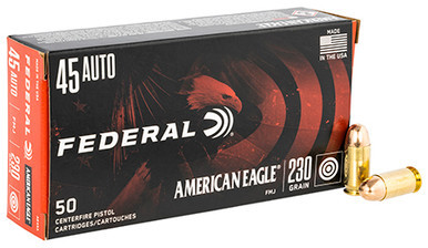 Federal American Eagle 45 ACP 230 Grain Full Metal Jacket