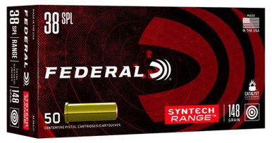 Federal American Eagle Syntech Range 38 Special 148 Grain Synthetic Jacket Wadcutter