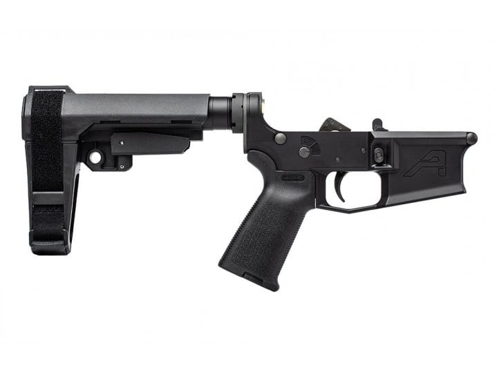 Aero Precision M4E1 Pistol Complete Lower Receiver w/ MOE Grip & SBA3 Brace Anodized/Black