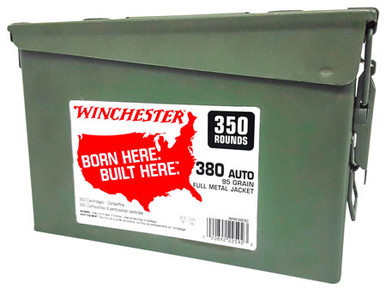 Winchester USA 380 ACP 95 Grain Full Metal Jacket
