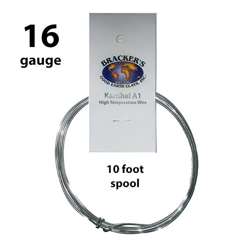 Kanthal A-1 High Temp Wire - 10 ft spool of 16 gauge