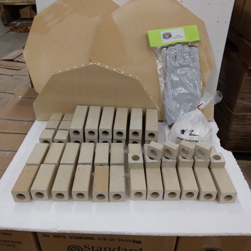 Bracker's 10 sided kiln Furniture kit, Hollow Core Shelves