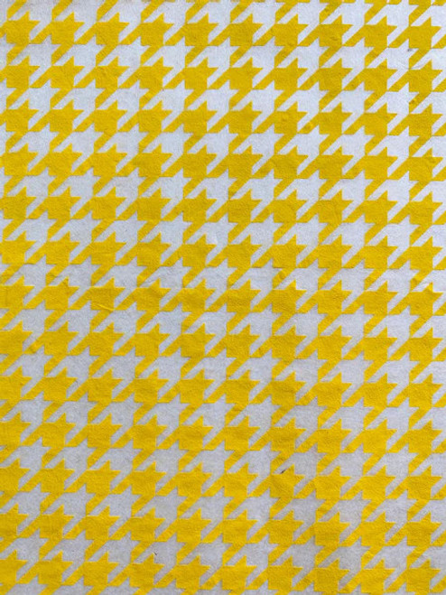 Houndstooth, YELLOW