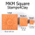 SSM-27 Medium Stamp Geometric Spirals