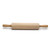 Hardwood rolling pin with bearings