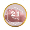 Personalised Rose Gold Age Chocolate Coins (15 Pack)