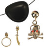 Pirate Eye Patch and Earring