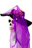 Purple Hanging Bride Skull