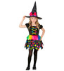 Kids Colourful Witch Costume