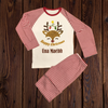 Personalised Reindeer Christmas Childs PJs