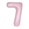 Number 7 Baby Pink Balloon