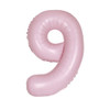 Number 9 Baby Pink Balloon