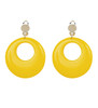 Neon Yellow Earrings