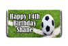 Personalised Soccer Birthday Chocolate Bars (7 Pack)
