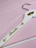 Personalised Gold Bride Hanger