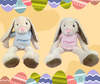 Personalised Embroidery 1st Easter Fluffy Rabbit