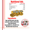 Personalised Moon & Back Chocolate Coins Nutritional Information