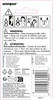 Number 2 Classic Birthday Candle safety instruction