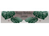 Personalised Palm Leaf Birthday Banner