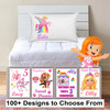 Personalised Pillow Case with names for Girls