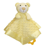 Personalised Embroidered Yellow Velour Dimple Comforter