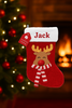 Reindeer Christmas Stocking