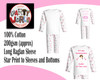 Personalised Pink Star Cocomelon Christmas Pyjamas Information