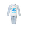Personalised Blue Stripe Birthday Pyjamas