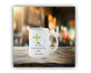 Personalised Blue Cross Confirmation Mug Back