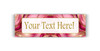 Personalised Pink and Gold Banner