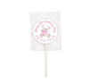 Personalised Pink Teddy Christening Lollipops